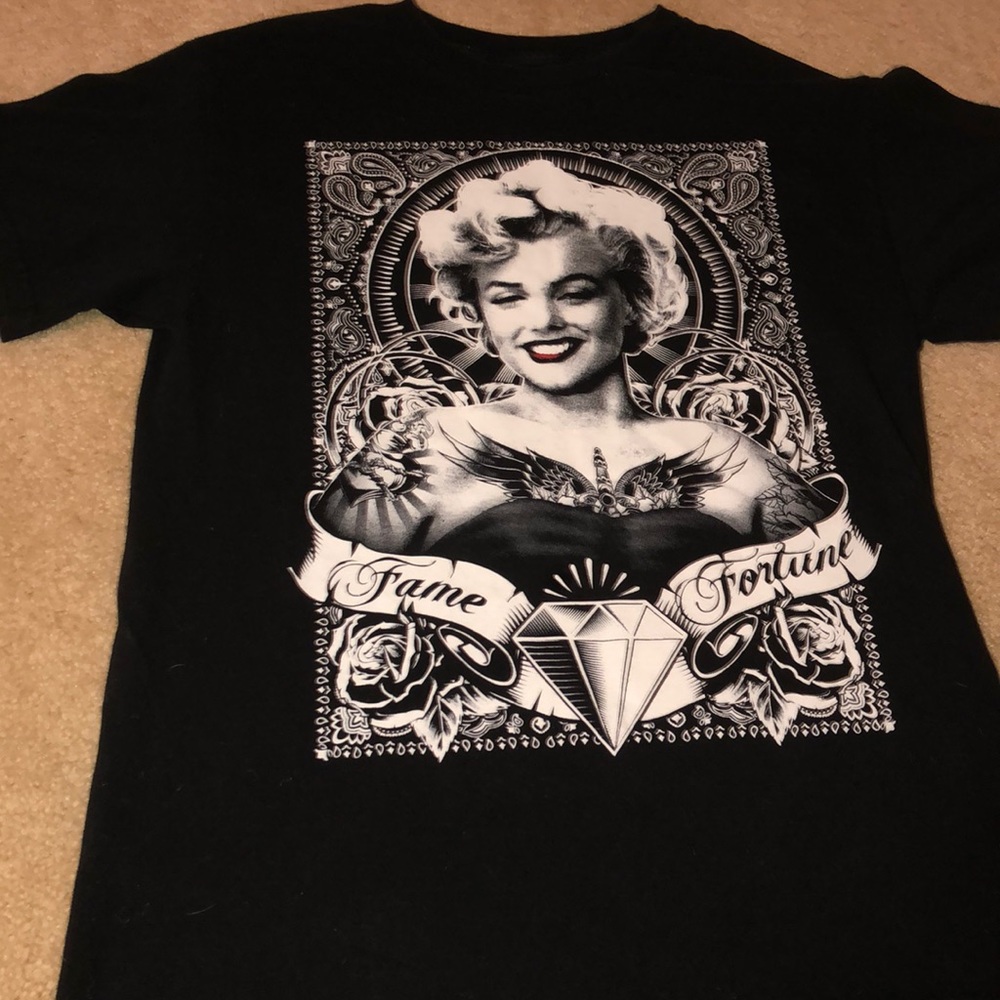 Black Marilyn Monroe T-shirt